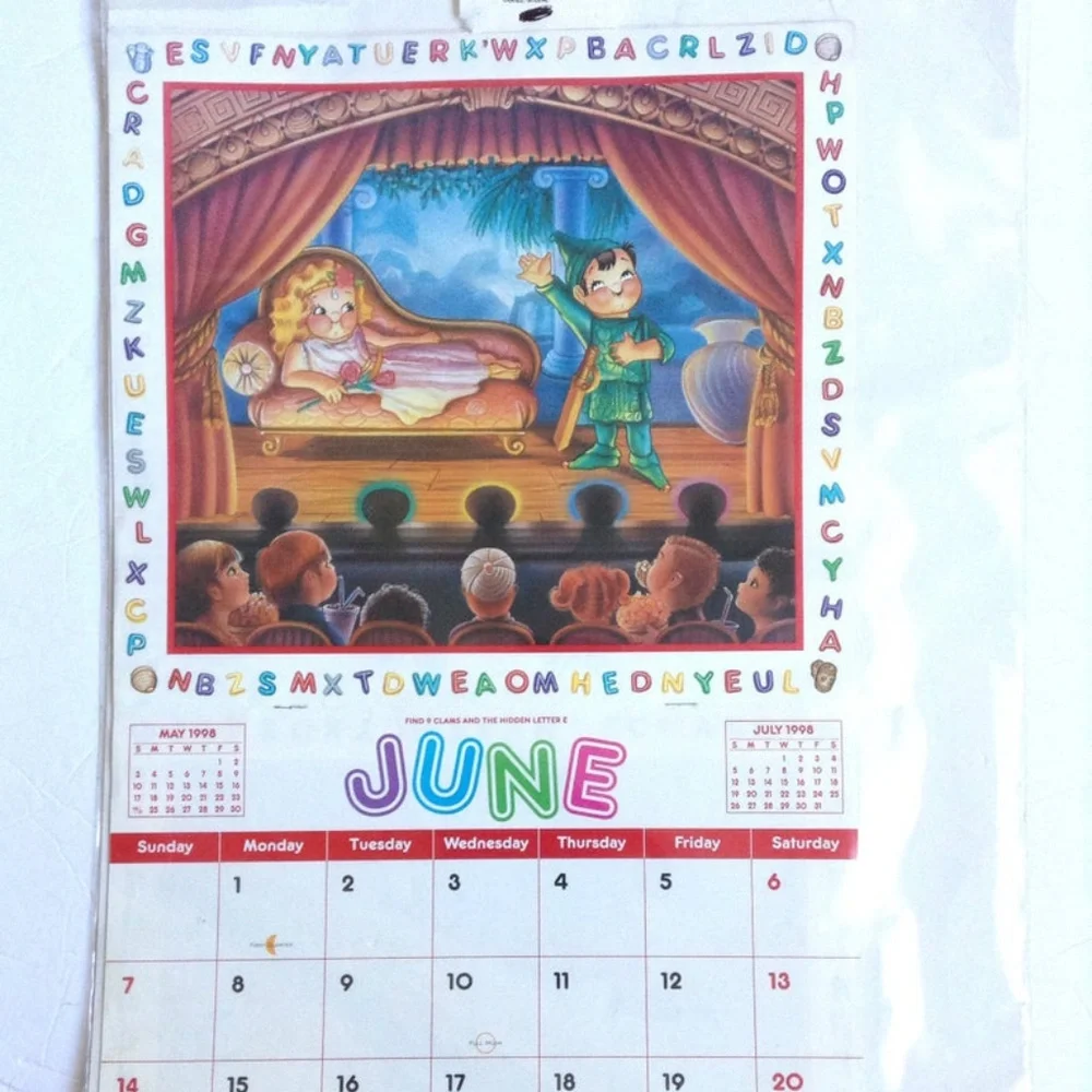 🎉🎉Vintage 1998 Campbell's Soup Calendar M'M'm M'm Good, Ephemera, Collectible